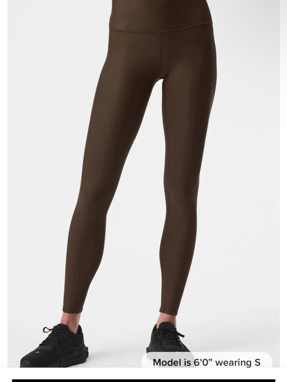 ALO Yoga Brown High-Waist Power Leggings NEW WITH TAG NEVER WORN